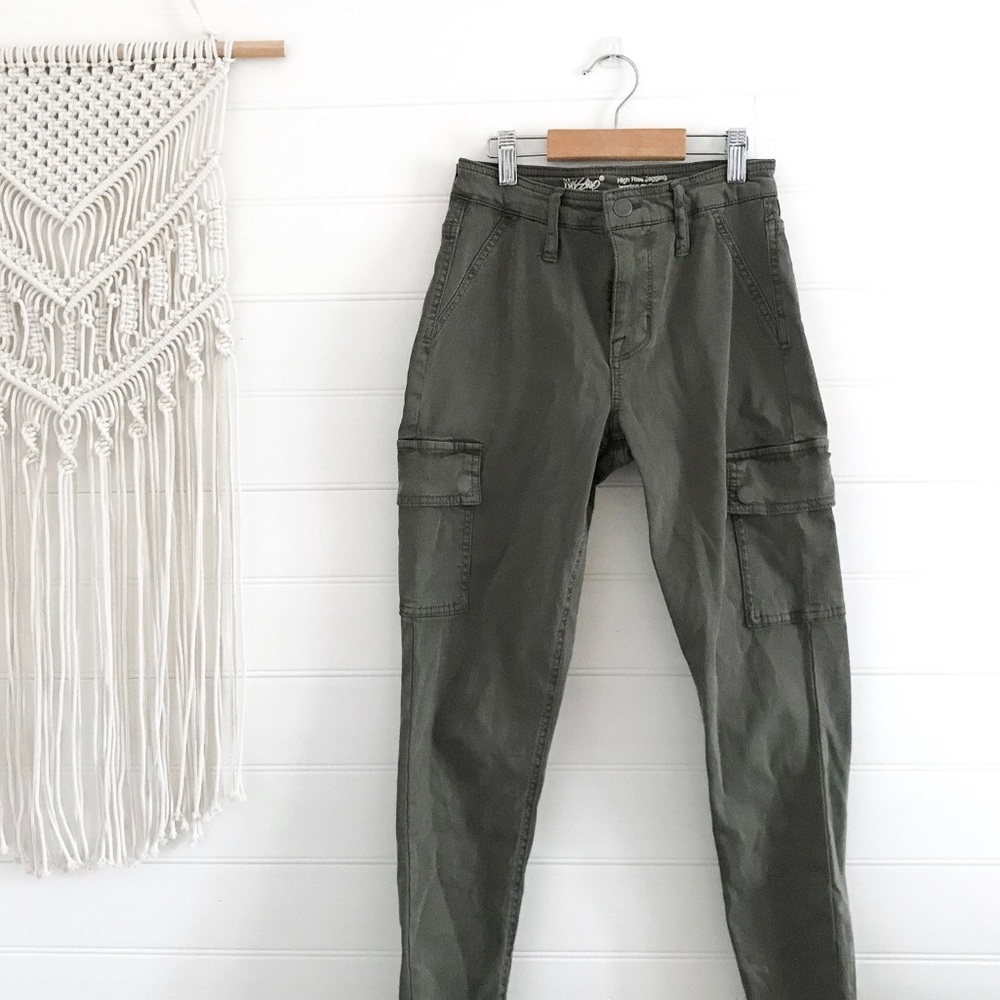 Mossimo Olive Green Cargo Skinny Jeans